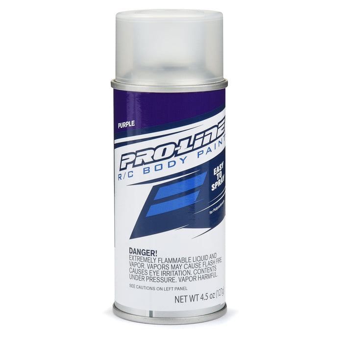Pro-Line PRO643607 RC Body Spray Polycarbonate Paint PURPLE Single 4.5 oz (127 g.) Individual Aerosol Can