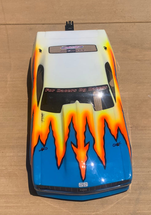 Racer RC by Andy’s 69 SS Camaro Body w/ Protective Film .040 CLEAR Drag SCT Street Eliminator NPRC Outlaw
