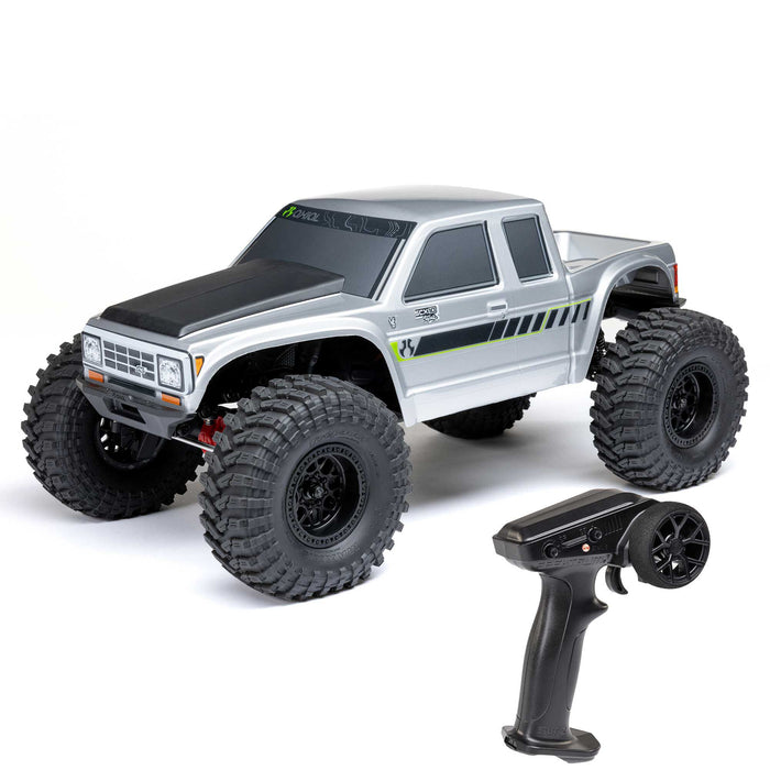 Axial RC AXI-2036T1 1/10 SCX10 III Coyote 4X4 RTR Brushed Rock Crawler, Silver