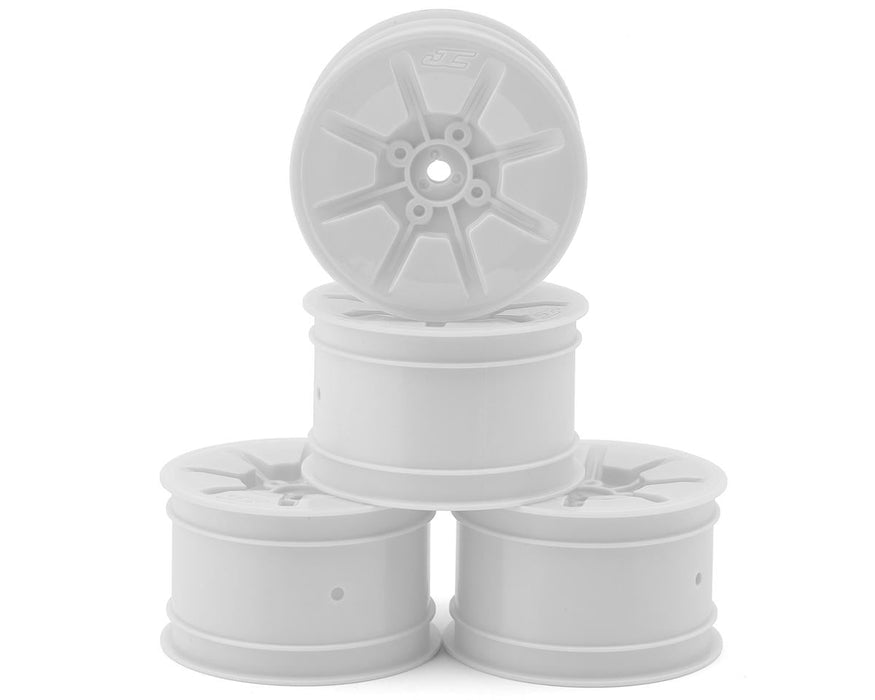 JConcepts Pioneer 2.2 Rear Buggy Wheels (White) (4) w/12mm Hex JCO3466W