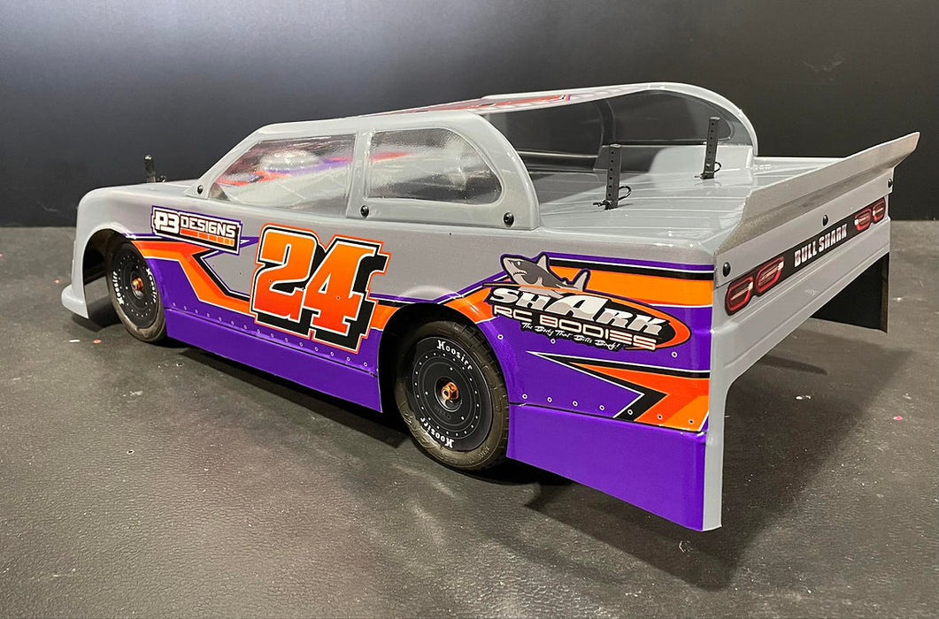 SHARK RC Bull Shark 1/10 Buggy OutLaw Street Stock CLEAR Body Chevy Camaro SHK-BULLSHARK