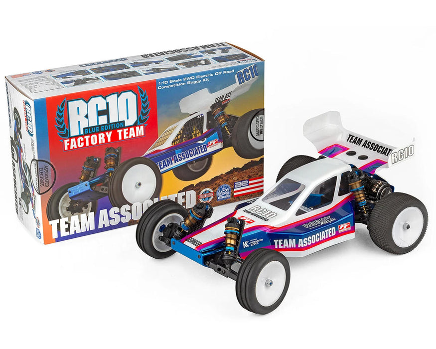 Team Associated ASC6058 RC10 BLUE Factory Team 1/10 Electric 2WD Buggy Kit (Limited Edition)