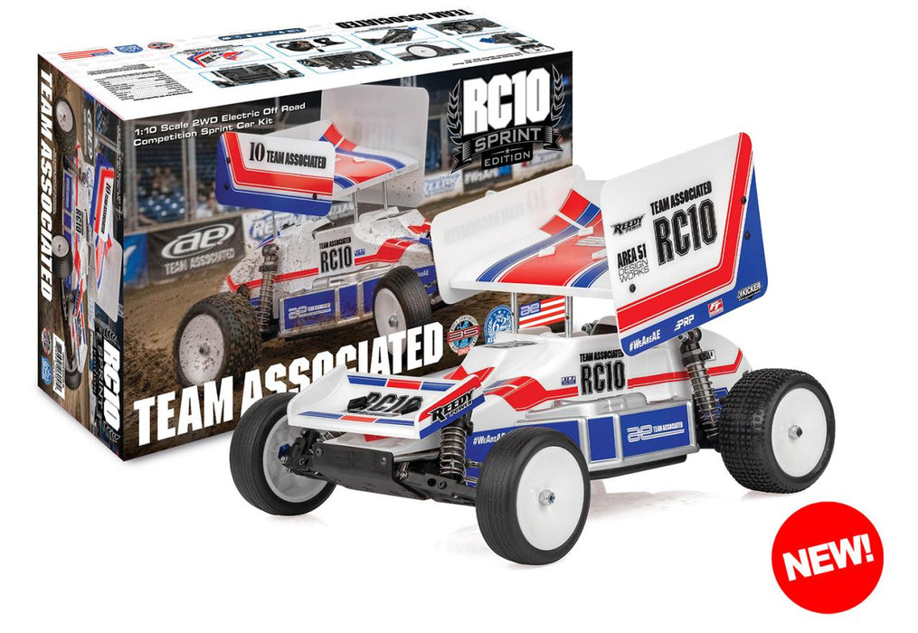 Team Associated ASC6057 RC10 1/10 Electric 2WD Electric Sprint Car Dirt Oval Kit