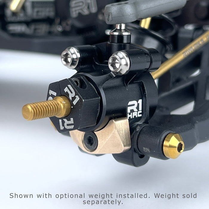 R1 WURKS R1-900102 Associated B7 Series Rear Hub Set, HRC, Aluminum