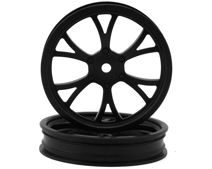 eXcelerate XCE0040LP Looper Drag Racing Front Wheels (Black) (2) w/12mm Hex