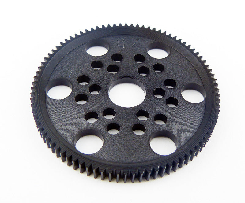 Custom Works TS6787 True Speed 48P 87T PRECISION MACHINED SPUR GEAR Transmission / Ball Diff