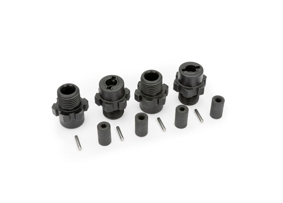 Traxxas TRA9086 JATO 4X4 17MM Composite Splined WHEEL HUBS / NUTS SLASH