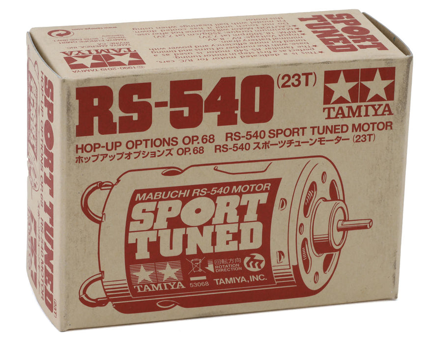 Tamiya 53068 *1500 RS-540 Sport Tuned Brushed Motor 23T MABUCHI TAM53068