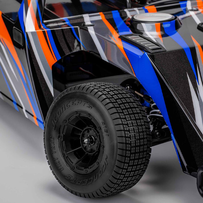 JConcepts JCO4151-3234 1/10 Dirt Trac 2.2" 2WD Front Pre-Mounted Short Course Truck Tires, Green Compound (2) Slash Modified Late Model Traxxas