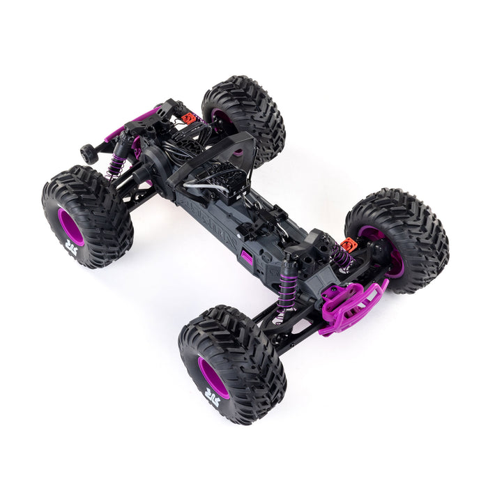 ARRMA ARA3537T3 1/10 QUAKE 223S DSC 2WD RTR Brushless Monster Truck, Purple