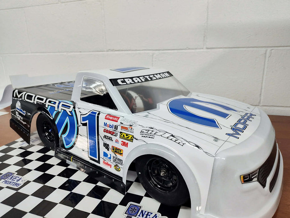 SHARK RC BODIES The Black Sheep 1/10 Short Course RAM Truck CLEAR Body Dodge .040 Slash