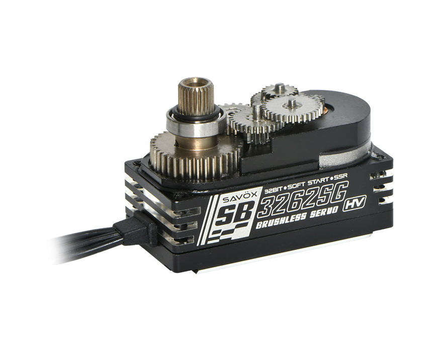 Savox SAVSB3262SG-BE High Torque, High Voltage, Brushless Servo, Black Edition, .065sec /486.1oz @8.4V
