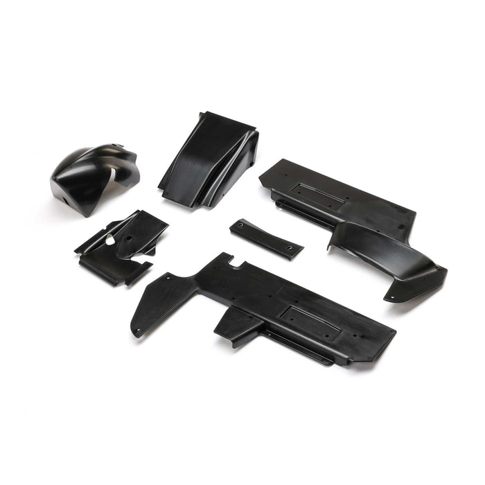 TLR Losi LOS-1888 Body Panel Set, Black: 22S Sprint Car