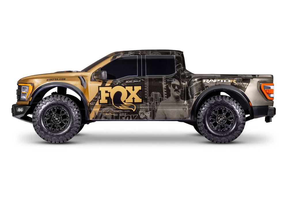 Traxxas TRA101177-4-FOXSE Ford Raptor R 4X4 Ultimate 1/10 Scale 4X4 Brushless Replica Truck GOLD SPECIAL LIMITED EDITION