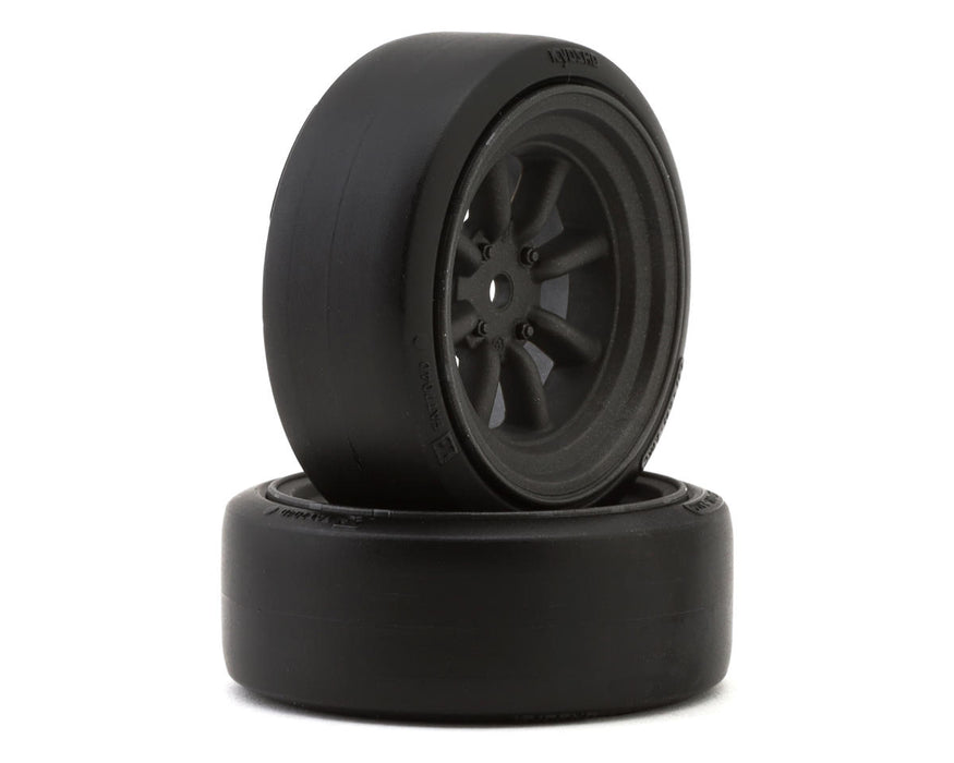 Kyosho KYOFATH710BKD Fazer FZD2 Pre-Mounted Drift Tires (2)