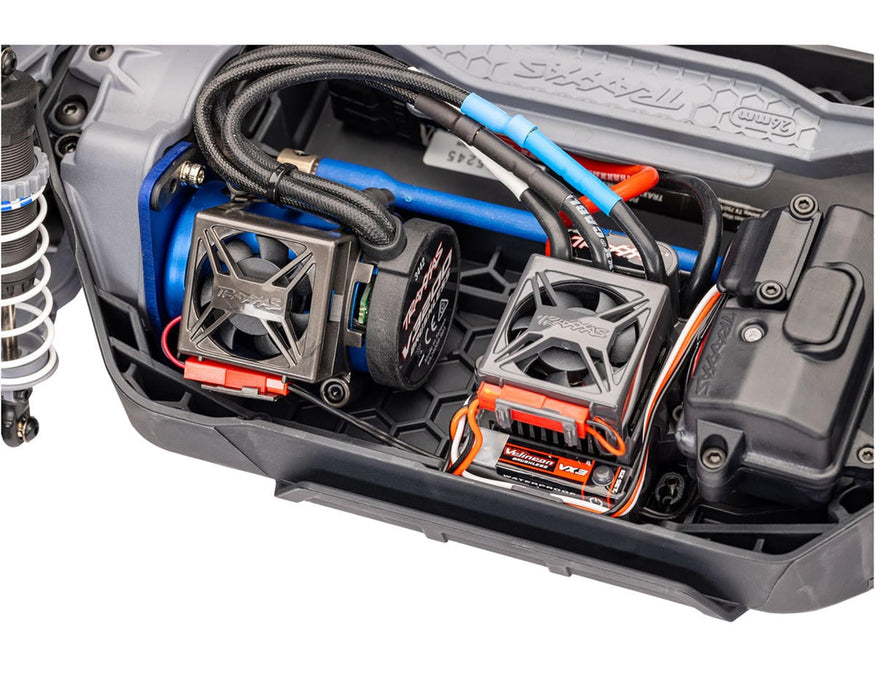 Traxxas Rustler® TRA67464-4-PRPL 4x4 VX3 1/10 RTR 4WD Brushless Stadium Truck (Purple) w/VX3 ESC, TQi™ Sport 2.4GHz Radio & TSM®