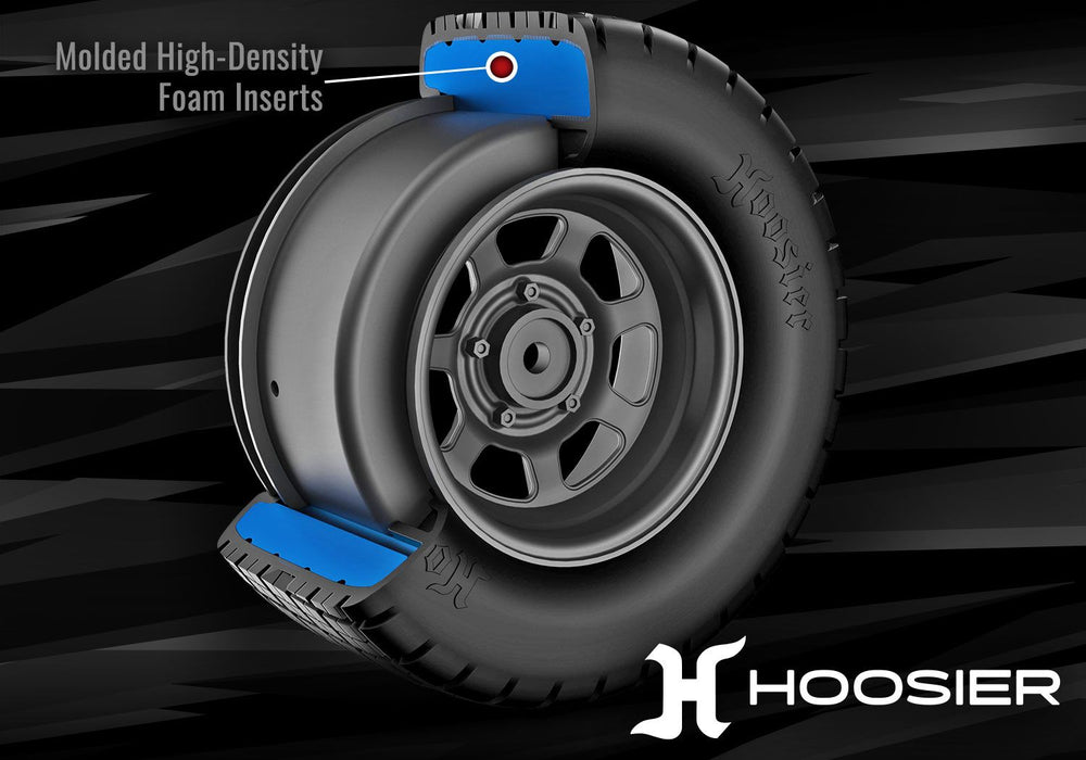 Traxxas TRA10473R Dirt Oval Gray Front Wheels w/ Hoosier Tires (2)