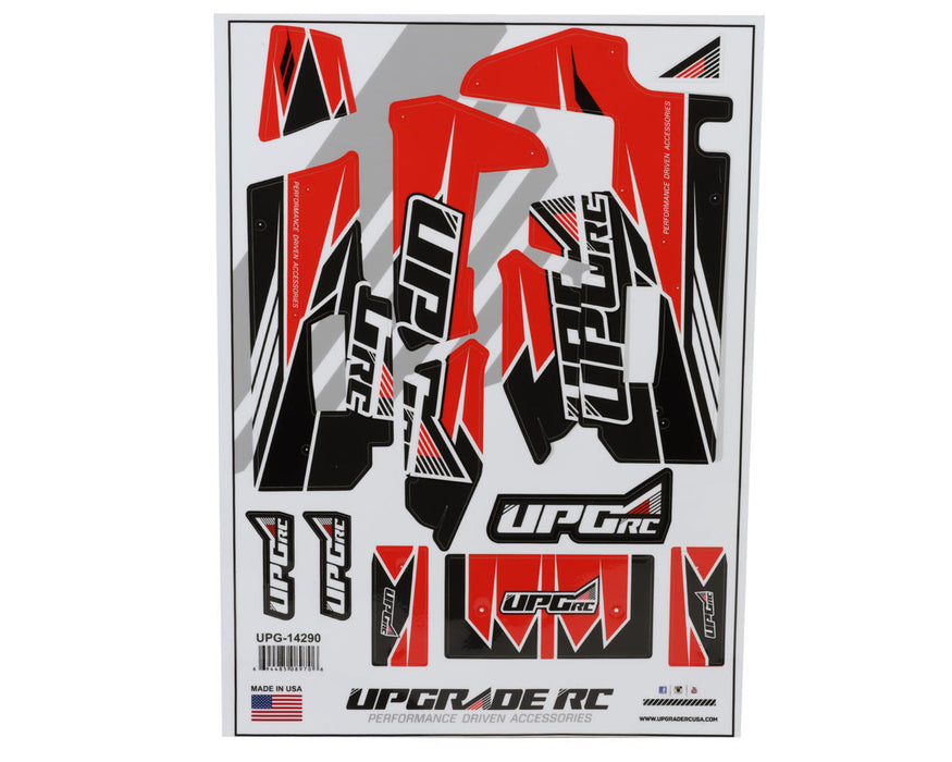 UpGrade RC UPG-14290 "Apex" Graphic Set for Losi® 22S™ Sprint Car (Red)