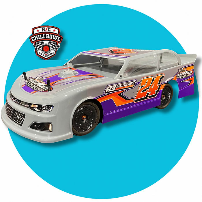 SHARK RC Bull Shark 1/10 Buggy OutLaw Street Stock CLEAR Body Chevy Camaro SHK-BULLSHARK