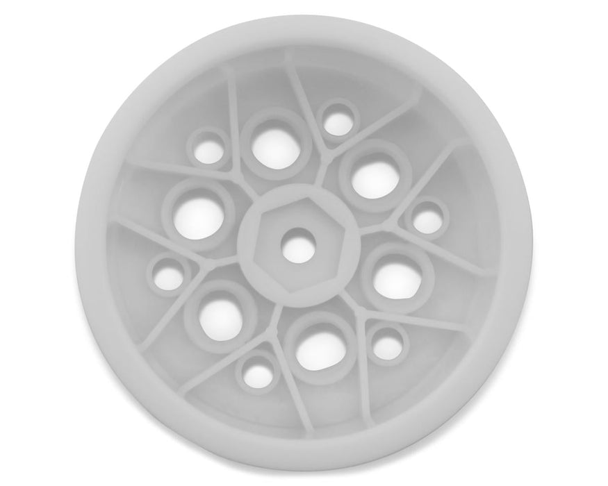 Pro-Motion PMT7020-W 1/10 Magnum 2.2” Dirt Oval Wheel Rear (White) (4) w/12mm Hex