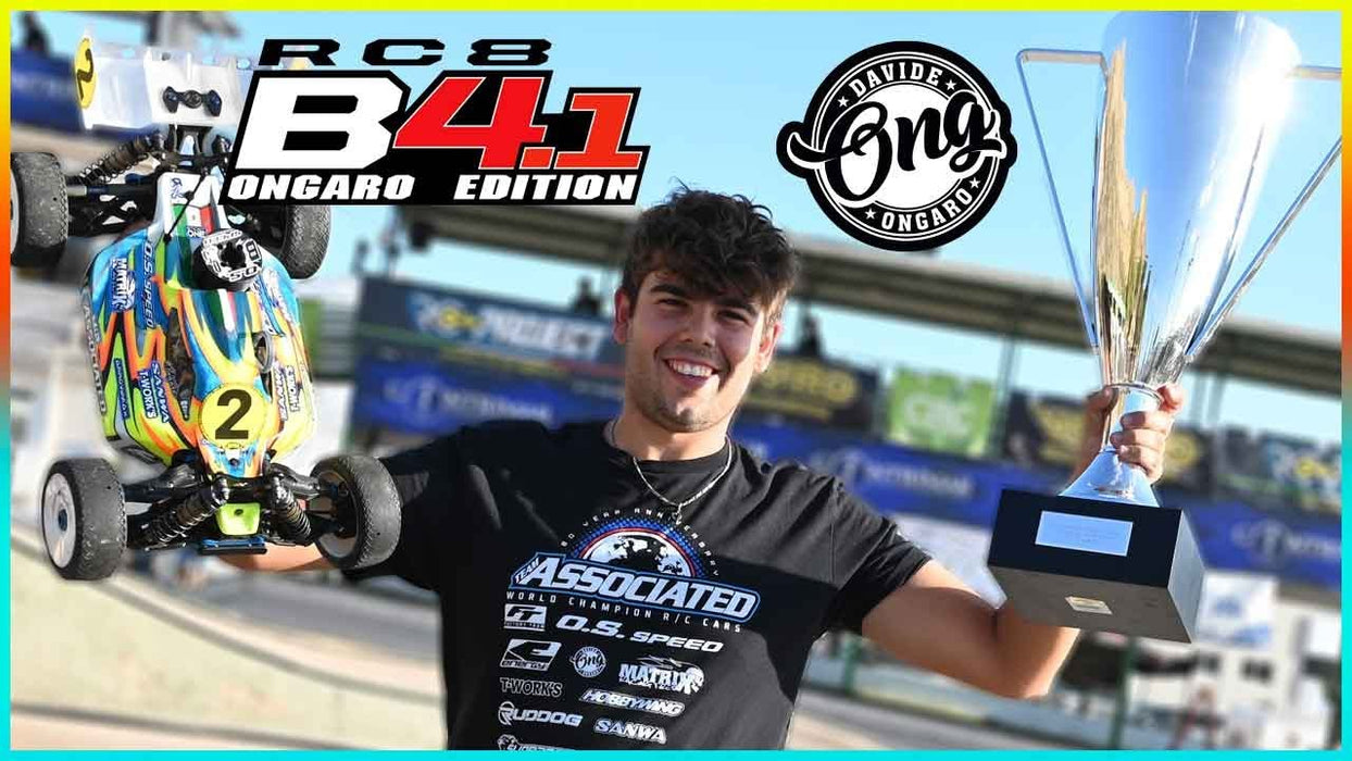 Team Associated ASC80953 1/8 Nitro Ongaro Buggy Team Kit 4wd eBuggy RC8 B4.1 Limited Edition 80953 RC8B4.1