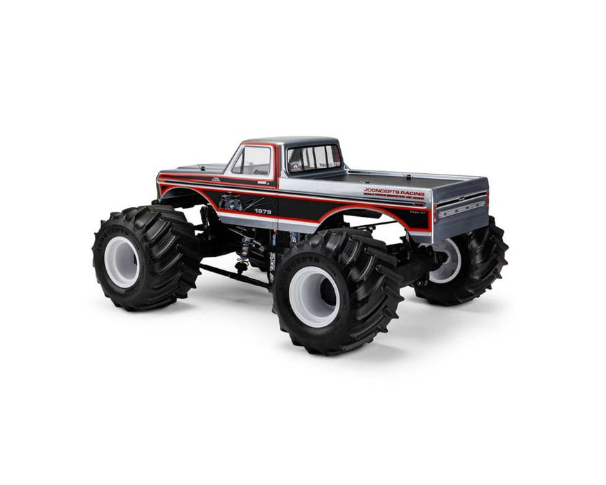 JConcepts JCO0481 1979 Ford F-250 Single Cab 1/10 Monster Truck Body (Clear) (13.0”)