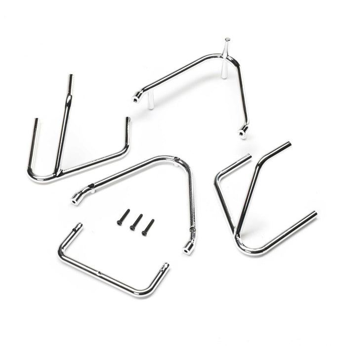 Losi LOS-2427 Bumper Set, Chrome: 22S Sprint
