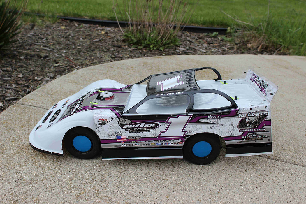 SHARK RC Twister SCT Super Late Model CLEAR Body .060 Slash 1/8 Short Course