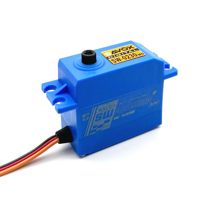 SAVOX Waterproof Standard Digital Servo w/Soft Start, 0.13sec / 111.1oz @ 7.4V SAVSW0230MGP