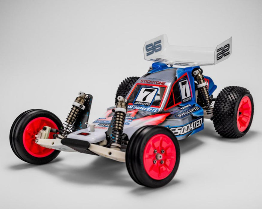JConcepts JCO0725 RC10 '89 Masami Stealth Protector 1/10 Buggy Body (Clear) w/5.5" Wing