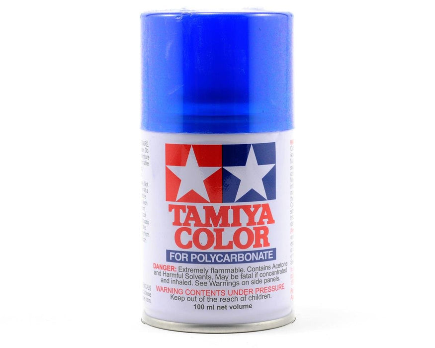 Tamiya TAM86038 PS-38 Translucent Blue Lexan Spray Paint (100ml)