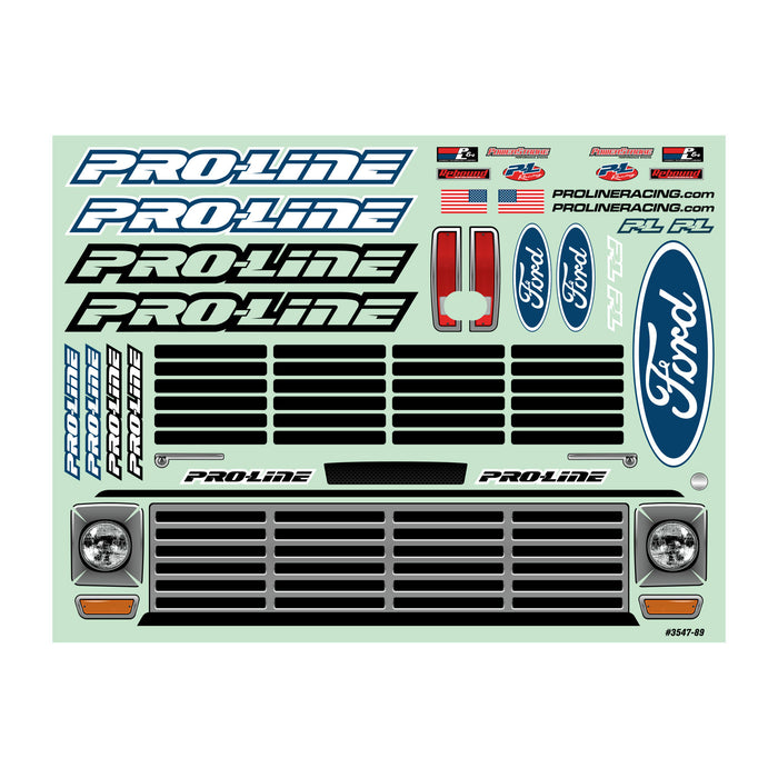 Proline PRO354717 Pre-Cut 1967 Ford F-100 Clear Body for Traxxas UDR