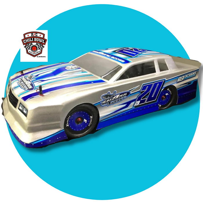 Shark Dawg Pound 1/10 Buggy CLEAR BODY - Monte Carlo Super Street Modified Oval Pure Stock