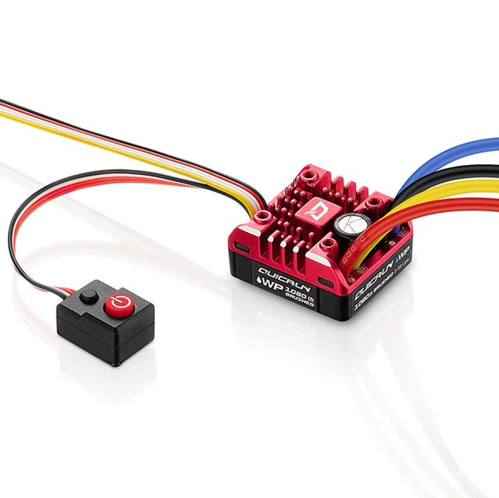 HOBBYWING HWI30120202 Quicrun WP 1080 G2 Brushed ESC, 2-3S