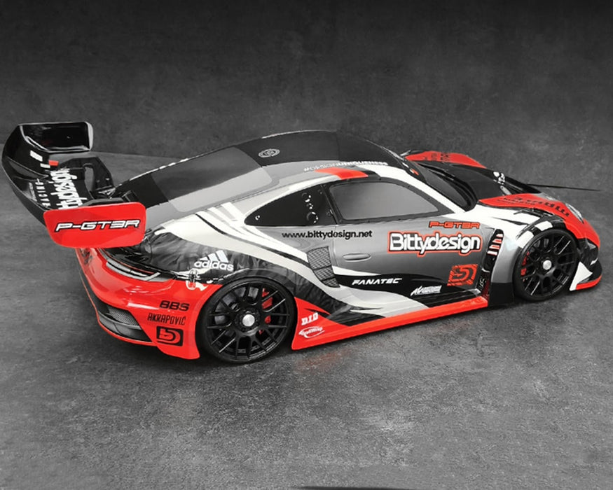 Bittydesign BDYGT8-PGT3RLWH P-GT3R 1/8 On-Road GT Body (Clear) (360mm Wheelbase) (1.5mm)