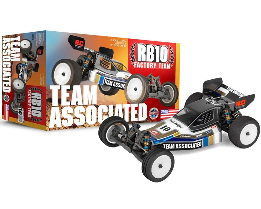 Team Associated ASC90060 RB10 Factory Team Retro 1/10 2WD Electric Off-Road Buggy Kit