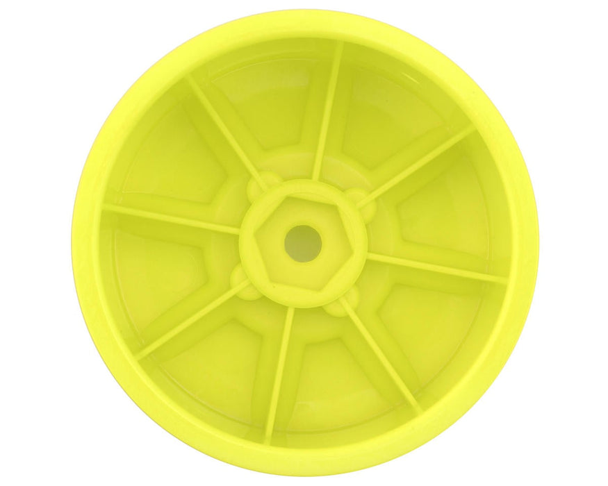 JConcepts Pioneer 2.2 Rear Buggy Wheels (Yellow) (4) w/12mm Hex JCO3466Y