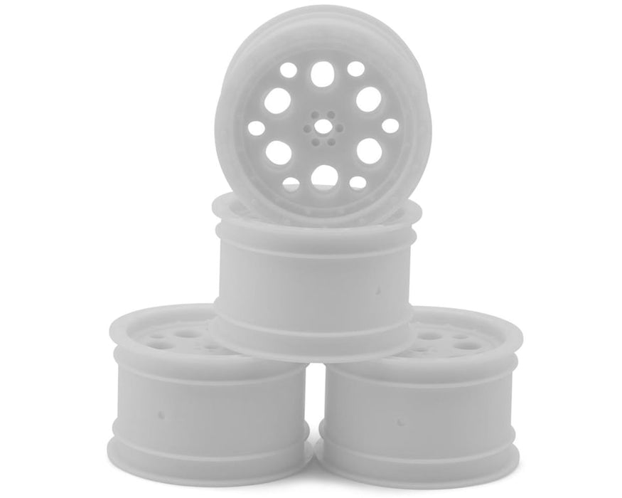 Pro-Motion PMT7020-W 1/10 Magnum 2.2” Dirt Oval Wheel Rear (White) (4) w/12mm Hex