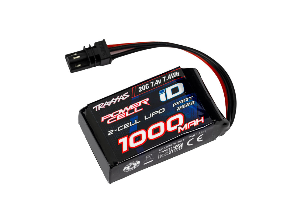 Traxxas TRA2822 1000mAh 7.4v 2S 2 Cell LiPo Battery TRX-4M