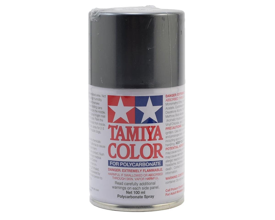 Tamiya TAM86063 PS-63 Bright Gun Metal Lexan Spray Paint (100ml)