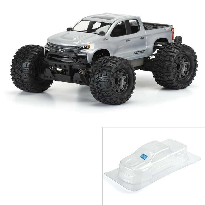 Proline PRO350600 1/10 2019 Chevy Silverado Z71 Trail Boss Clear Body: Stampede 4x4 Granite