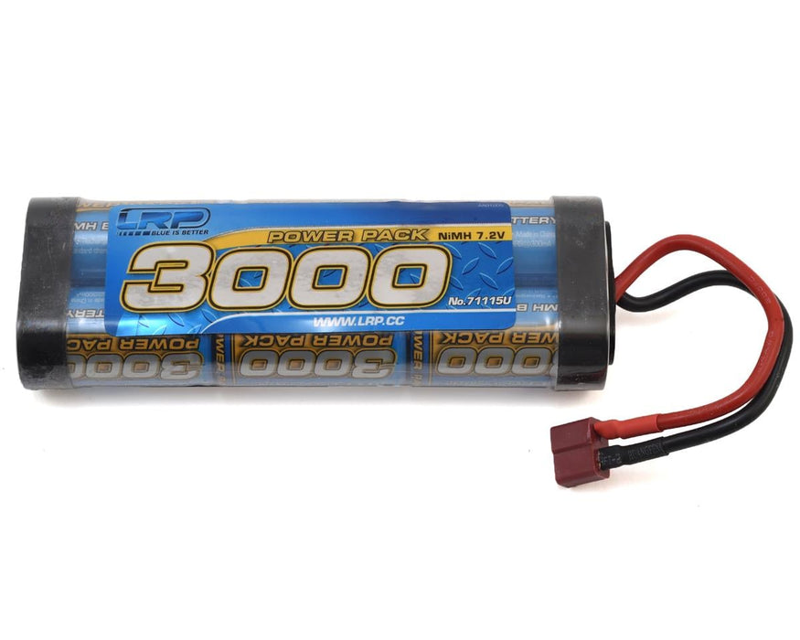 LRP LRP71115U Power Pack 6-Cell NiMH Stick Pack Battery Deans T-Style Connector 7.2V 3000mAh