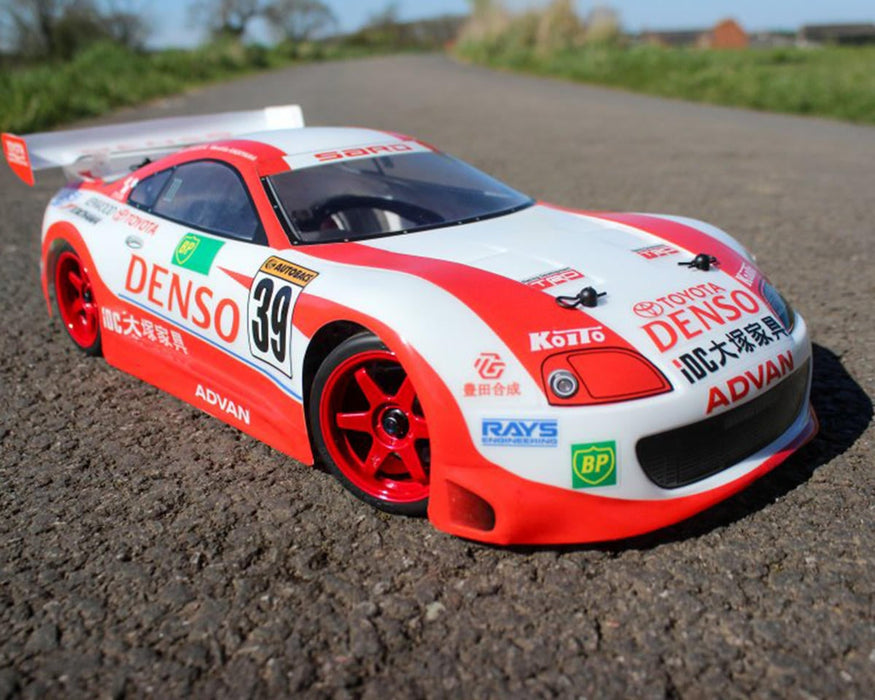 HPI 1/10 Toyota Supra Polycarbonate Touring Car Body 200mm CLEAR UNPAINTED HPI7424