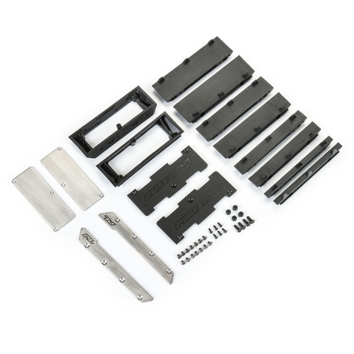 Pro-Line PRO640900 1/10 Universal Body Capture Rock Sliders for Most Crawlers SCX10 III TRX-4