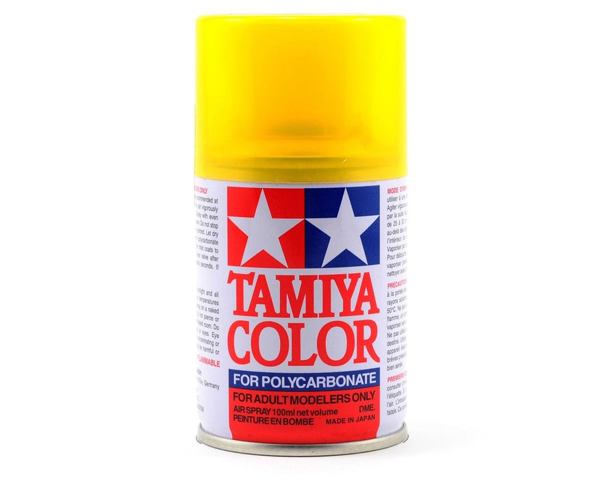 Tamiya TAM86042 PS-42 Translucent Yellow Lexan Spray Paint (100ml)
