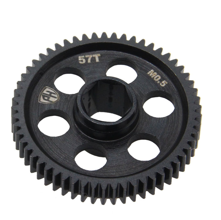 Powerhobby Arrma GROM Losi Nascar Spur Gear 0.5 module 57T Steel Speed Run Hardened Mod 0.5 PHB6738