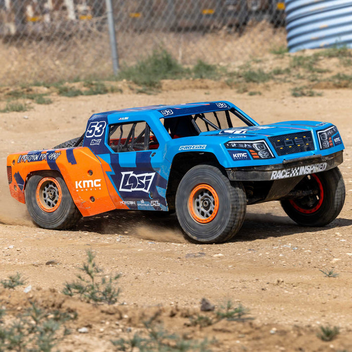 LOSI LOS05022 5IVE-TE 3.0 1/5 Electric 4wd Desert Truck RTR 5-Te 12S Blue Orange KMC