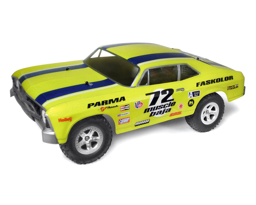 Parma PSE PAR1246 1/10 '72 Muscle Baja Short Course Body (Clear) Slash 1972 Chevy Nova SS