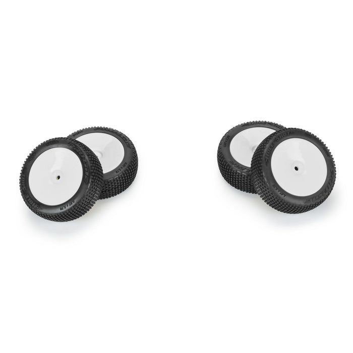 Pro-Line PRO1031713 1/14 Hole Shot 3.0 Buggy Tires MTD Velocity White Wheels 12mm Hex Arrma Typhon Grom