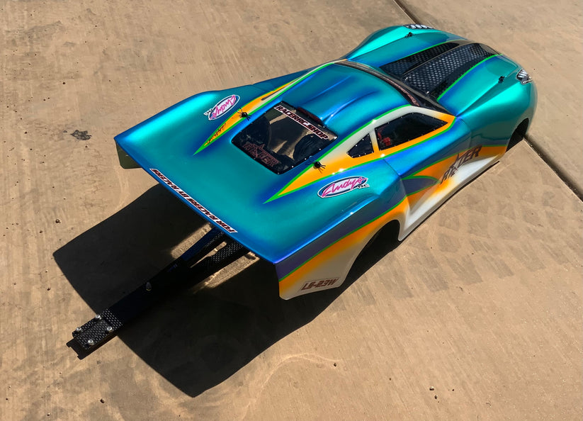 Racer RC by Andy’s LS23W Corvette Wide Body w/ Protective Film .040 CLEAR Drag SCT Street Eliminator NPRC Outlaw